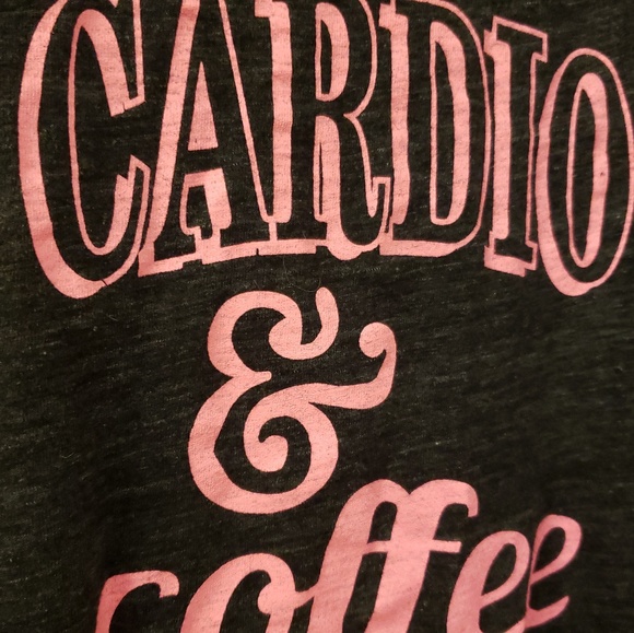 CARDIO & COFFEE ATHLETIC YOGA TANK - Picture 2 of 3